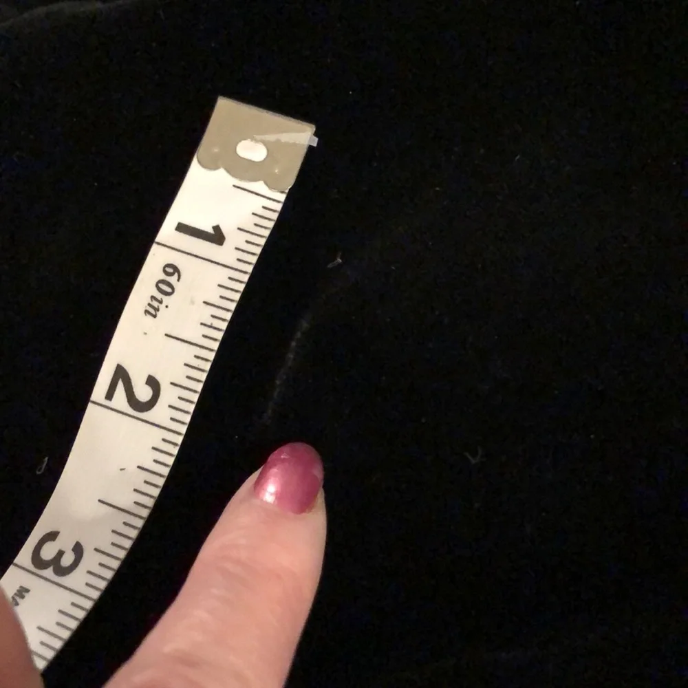 Vintage Black Velvet Long Dress Handmade Small? XS? See Rough Measurements - Picture 11 of 17
